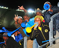 The most people blowing vuvuzelas for Guinness World Record organised by Logogog for Vodacom